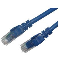 Blue CAT6A Network Cable Patch Lead 0.3M