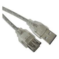 USB 2.0 Extension Cable (A Male To A Female) 3M Silver