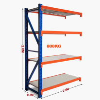 Heavy Duty Storage Shelving 2000H x 900W x 300D Extension Kit