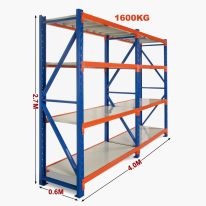 Heavy Duty Storage Shelving 2700H x 4000W x 600D