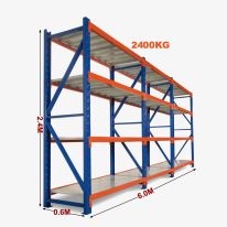 Heavy Duty Storage Shelving 2400H x 6000W x 600D