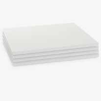 0.90m x 0.60m Shelves White Set of 4 (4 bays)